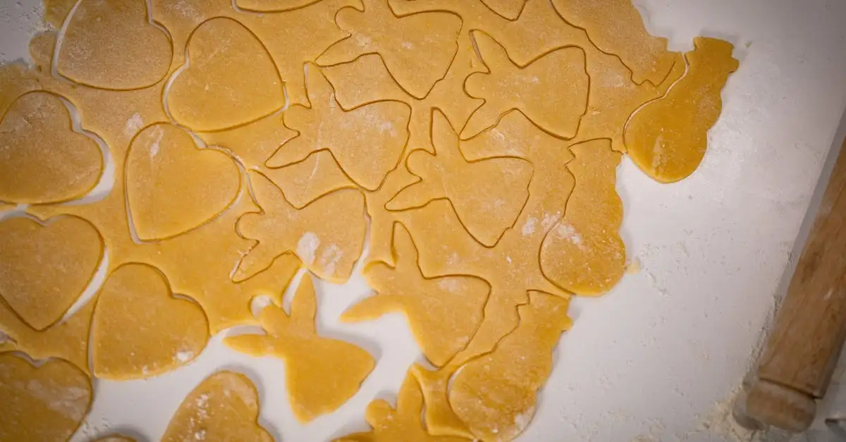 Citroenrasp in koekjes