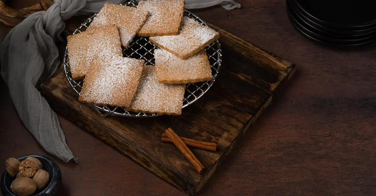 Koekjes afkoelen op rooster