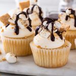 Cupcakes met marshmallow oftewel smorres cupcakes