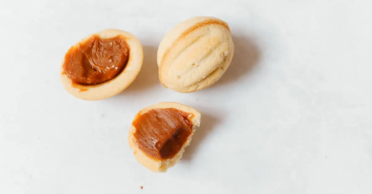 Cupcakes met karamelvulling