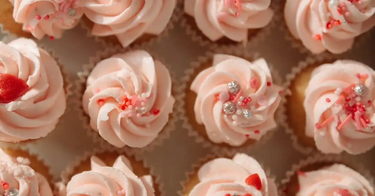 Cupcakes met sprinkles